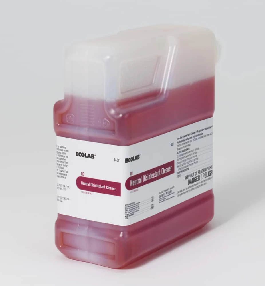 Cheap 🎉 Ecolab QC™ 1.3 L Neutral Disinfectant Cleaner (Case of 2) 😀