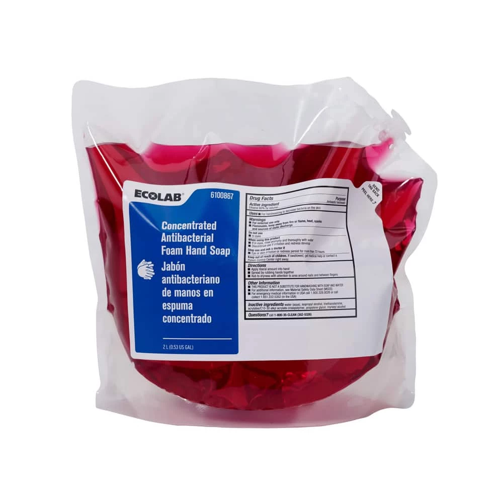 Hot Sale 🔥 Ecolab Nexa™ 2 L Concentrated Antibacterial Foam Hand Soap (Case of 2) 🌟