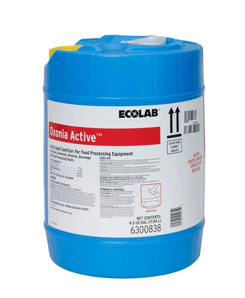 Discount 🎉 Ecolab Oxonia Active™ 4.5 gal Acid Liquid Sanitizer ❤️