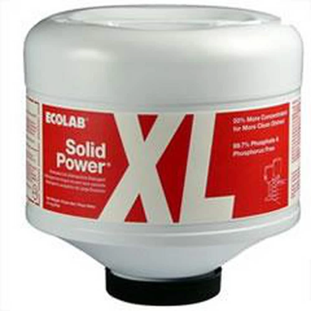 Best Sale 🔔 Ecolab Solid Power® XL 9 lb. Machine Warewashing Dish Detergent (Case of 4) 😍