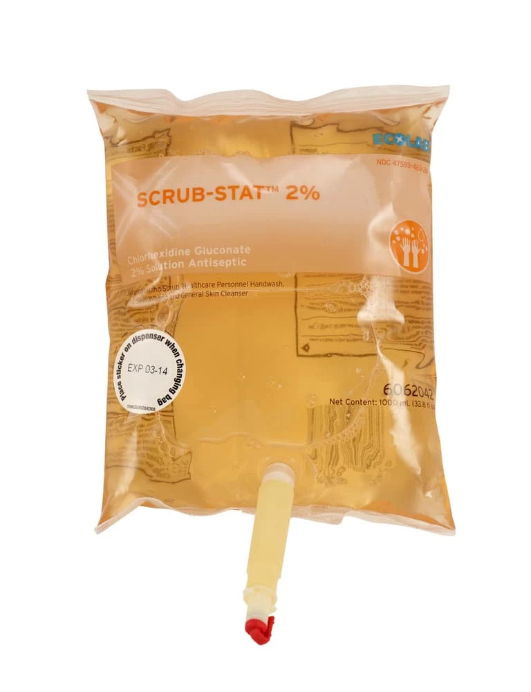 New 🌟 Ecolab Scrub-Stat™ 1000ml Surgical Scrub (Case of 10) 🎉