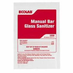 New 🔥 Ecolab 0.25 oz. Manual Bar Glass Sanitizer ✔️
