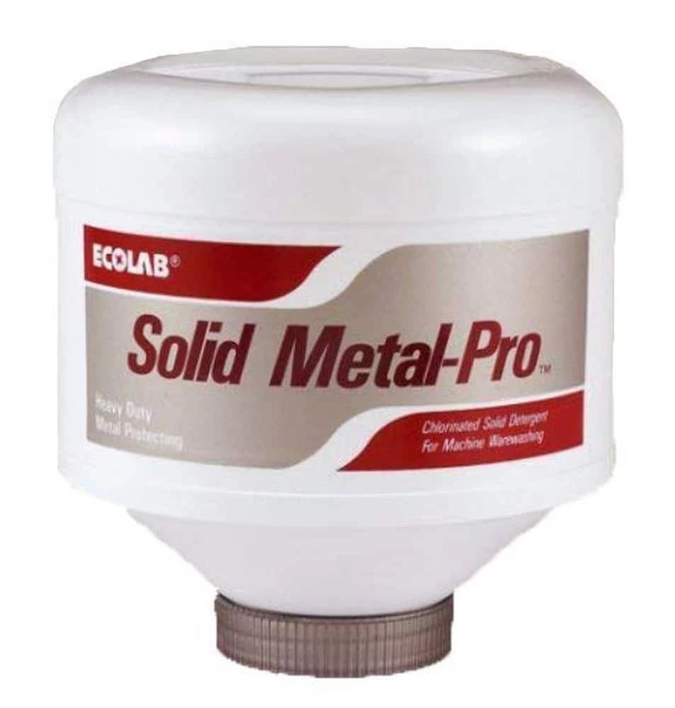 New 🎁 Ecolab Solid Metal-Pro™ 8 lb. Solid Warewash Detergent for All Dishwashers ✔️