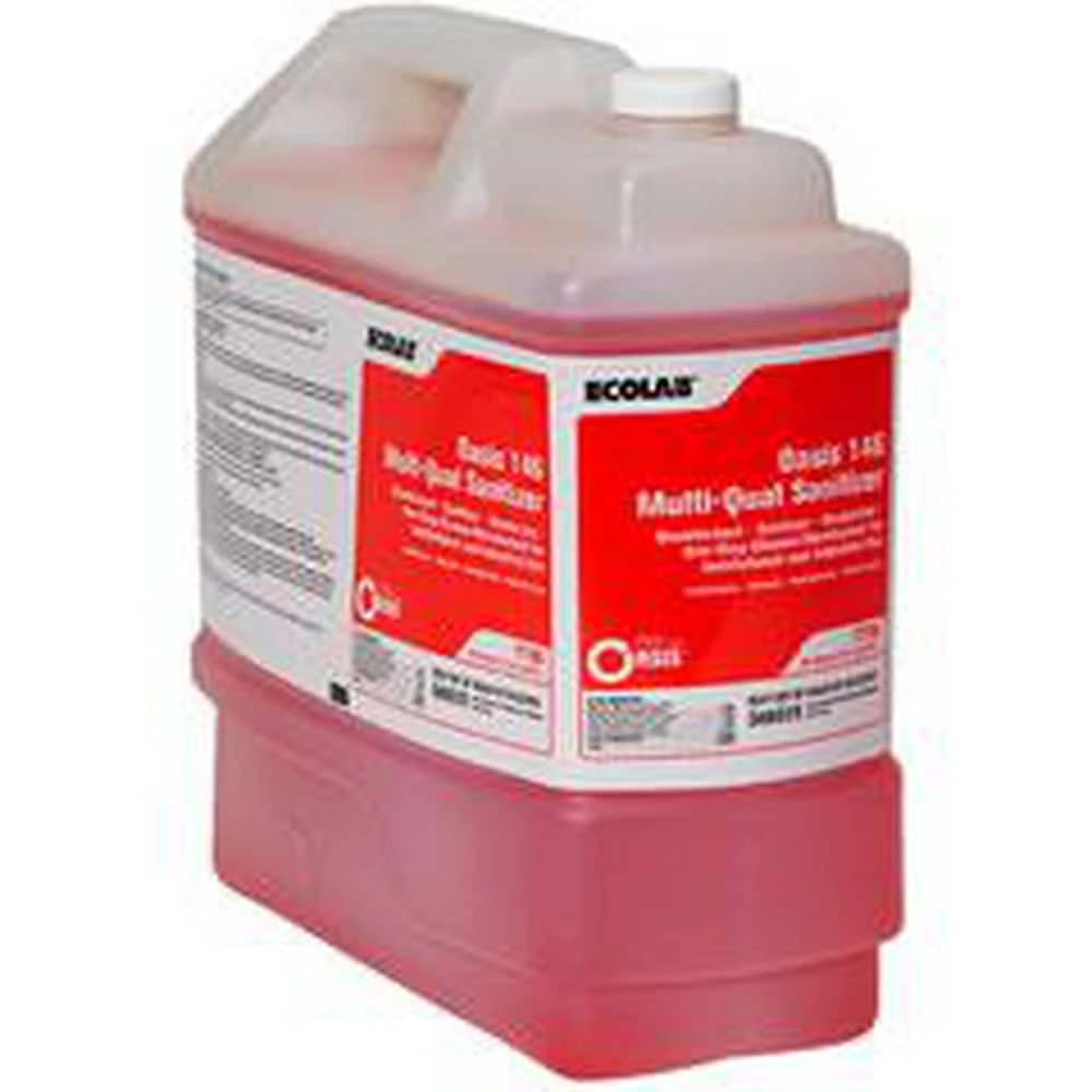 Hot Sale 🎉 Ecolab Oasis® 146 2.5 gal Multi-Quat Sanitizer 👍