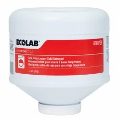 Best Sale 🎁 Ecolab Aquanomic™ 2.0 9 lb. Low-Temperature Laundry Solid Detergent (Case of 4) 👍